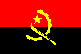 The national flag of Angola