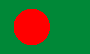 The national flag of Bangladesh