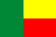 The national flag of Benin