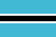 The national flag of Botswana