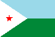 The national flag of Djibouti