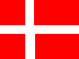 The national flag of Denmark