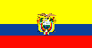 The national flag of Ecuador