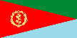 The national flag of Eritrea