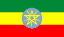 The national flag of Ethiopia