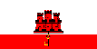 The national flag of Gibraltar
