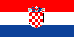 The national flag of Hrvatska