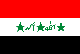The national flag of Iraq