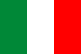 The national flag of Italy