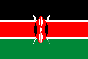 The national flag of Kenya