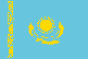 The national flag of Kazakhstan