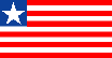 The national flag of Liberia