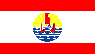 The national flag of French Polynesia