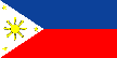 The national flag of Philippines