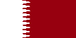The national flag of Qatar
