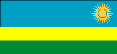 The national flag of Rwanda