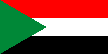The national flag of Sudan