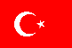 The national flag of Turkey