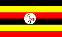 The national flag of Uganda