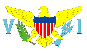 The national flag of Virgin Islands