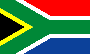 The national flag of South Africa