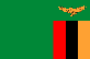 The national flag of Zambia