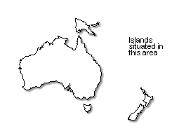 American Samoa is marked in green