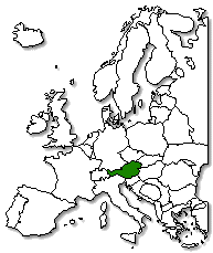 Austria is marked in green