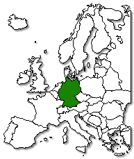 Germany is marked in green