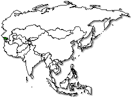 Georgia is marked in green