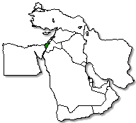 Israel is marked in green