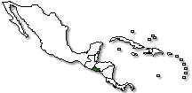 El Salvador is marked in green