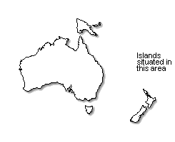Tonga is marked in green