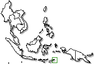 East Timor is marked in green