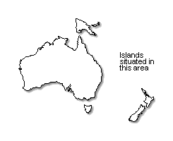 Vanuatu is marked in green